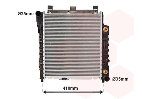 RADIATOR VOOR MERCEDES BENZ SLK-KL R170 1996-2004 1705000402, Auto-onderdelen, Airco en Verwarming, Nieuw, Ophalen of Verzenden