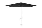 Platinum Riva parasol 2,5x2,5 m. Black, Nieuw, Stokparasol, Verzenden, Kantelbaar