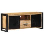 vidaXL Tv-meubel 100x30x40 cm massief ruw mangohout, Huis en Inrichting, Kasten | Televisiemeubels, Verzenden, Nieuw, Overige houtsoorten