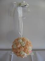 Bloemenbal pomander roseball peach ivory nr35, Ophalen of Verzenden, Nieuw