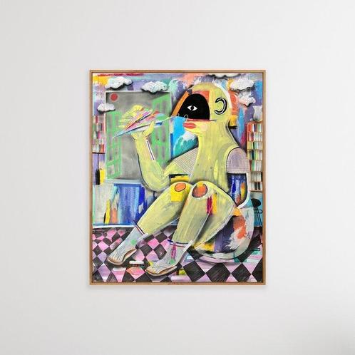 Häkki - Mirror Memory - NO Reserve - XL, Antiek en Kunst, Kunst | Schilderijen | Modern