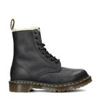 Dr. Martens 1460 Serena veterboots voor dames in het Zwart, Verzenden, Zwart, Lage of Enkellaarzen, Nieuw