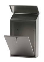 V-part - Wandbrievenbus Toledon - Stainless steel - mat RVS, Ophalen of Verzenden, Nieuw