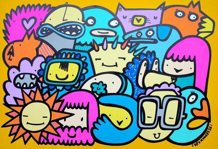 Kev Munday - New Sun, Antiek en Kunst, Kunst | Schilderijen | Modern