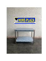 RVS tafel met onderblad, Nieuw in verpakking