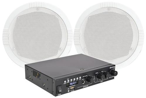 Achtergrond Muziek Set Met  2 Inbouw Speakers, Muziek en Instrumenten, Microfoons, Overige typen, Nieuw, Verzenden