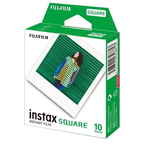 Fujifilm Instax Square Instant Fotopapier met Wit Kader - 10, Audio, Tv en Foto, Fotografie | Doka Toebehoren, Nieuw, Verzenden