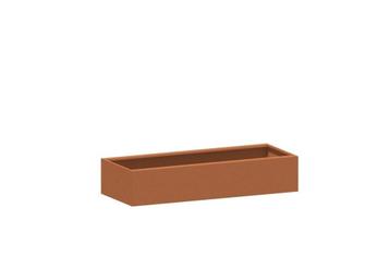 Cortenstaal plantenbak 200x80x40cm - Zonder bodem - HTDesign beschikbaar voor biedingen