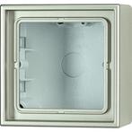 Jung Opbouwschakelaars Aluminium/goudstaal/ Chroom -, Doe-het-zelf en Verbouw, Elektra en Kabels, Verzenden, Nieuw, Overige typen