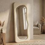 *WOONWINKEL* Gestoffeerde Spiegel Creme Teddy Organisch, Huis en Inrichting, Woonaccessoires | Spiegels, Verzenden, Nieuw