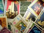 Wereld - Duizenden wereldwijde en Duitse postzegels van de, Gestempeld