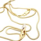 Hanger - 18 karaat Geel goud - 0.34ct. tw. - Diamant - Bezel, Sieraden, Tassen en Uiterlijk, Antieke sieraden