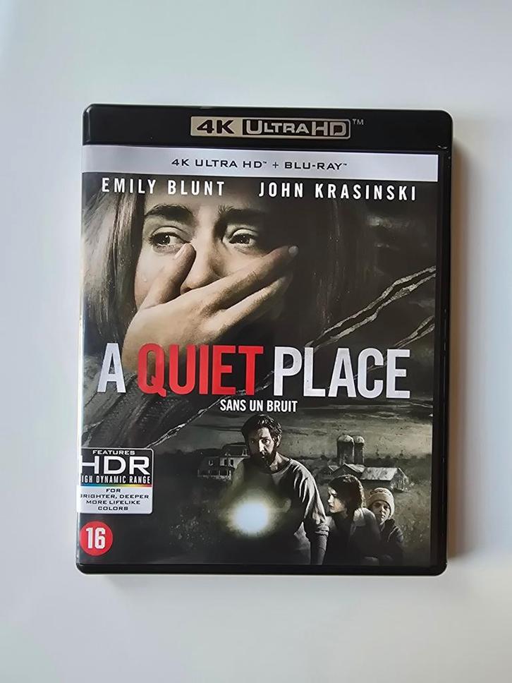 A QUIET PLACE (4K ULTRA HD + BLURAY), Cd's en Dvd's, Blu-ray, Gebruikt, Verzenden