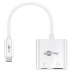 Goobay USB-C naar HDMI 4K 60Hz en USB-C PD 60W, Audio, Tv en Foto, Audiokabels en Televisiekabels, Nieuw, Ophalen of Verzenden