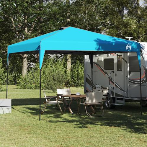 vidaXL Luifeltent Blauw 300 x 300 x 227 / 236 / 245 cm, Tuin en Terras, Partytenten, Nieuw, Verzenden