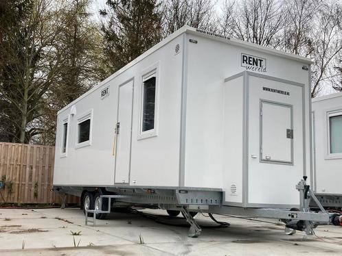 Mobiele Woonunits TE HUUR – Compleet en direct beschikbaar, Zakelijke goederen, Machines en Bouw | Keten en Containers, Verzenden