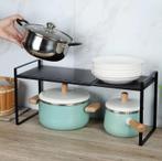 Uitschuifbaar Keukenrek – Verstelbaar Ruimtebesparend Opberg, Verzenden, Nieuw