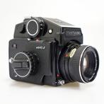 Mamiya M645J + Sekor C 80mm f/2.8 + prisma zoeker, Verzenden, Gebruikt