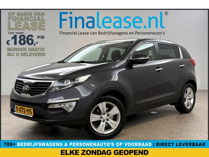 Kia Sportage 1.6 GDI Plus Pack Camera LED Cruise Climate PDC, Auto's, Kia, Lease, Handgeschakeld, SUV of Terreinwagen, Benzine