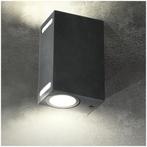 Wandlamp QUERK | 2x GU10 | Zwart | Waterdicht, Huis en Inrichting, Lampen | Wandlampen, Ophalen of Verzenden, Nieuw