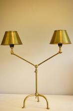 Lamp - Messing verstelbare tafellamp/bureaulamp