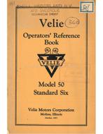 1928 VELIE MODEL 50 INSTRUCTIEBOEKJE ENGELS