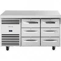 Koelwerkbank met 2x 3 laden | TCR1/2-CL-SS-3D-3D, Zakelijke goederen, Horeca | Keukenapparatuur, Ophalen of Verzenden