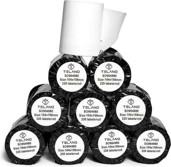 Telano Compatible Labels S0904980 voor Dymo Labelwriter 4XL, Computers en Software, Printerbenodigdheden, Nieuw, Verzenden