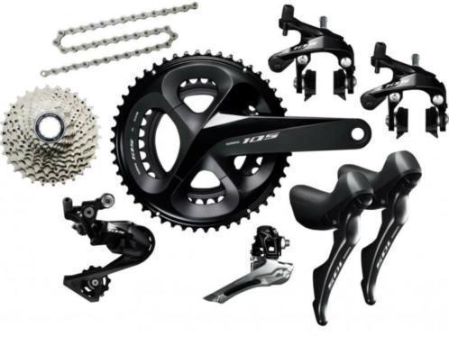 Shimano 105 R7000 Groepset 11  speed  ,, NEW !!!, Fietsen en Brommers, Fietsonderdelen, Racefiets, Derailleur of Ketting, Nieuw