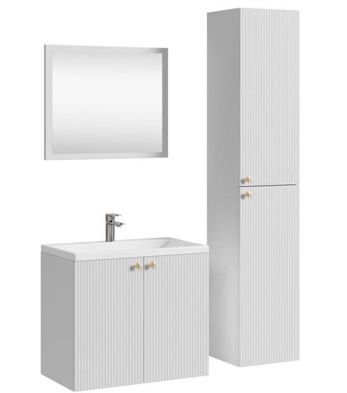 Badkamermeubel Astana 64 x 37cm - Wit - Badmeubel Set, Huis en Inrichting, Badkamer | Badkamermeubels, Nieuw, Wastafelkast, Verzenden