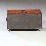 Spaanse kunstkabinetje eind 17e eeuw ebben en been No960455, Antiek en Kunst, Ophalen of Verzenden