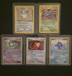 Pokémon - 5 Card - Muk, Wigglytuff, Horsea, Raticate, Ralts,, Nieuw