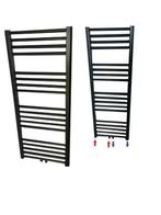 mat zwarte badkamer radiator 120 cm ho en 60 cm br, Nieuw, Minder dan 60 cm, 80 cm of meer, 500 tot 800 watt