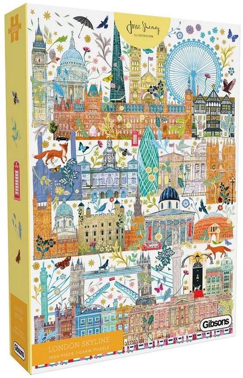 London Skyline Puzzel (1000 stukjes) | Gibsons - Puzzels, Hobby en Vrije tijd, Denksport en Puzzels, Nieuw, Verzenden
