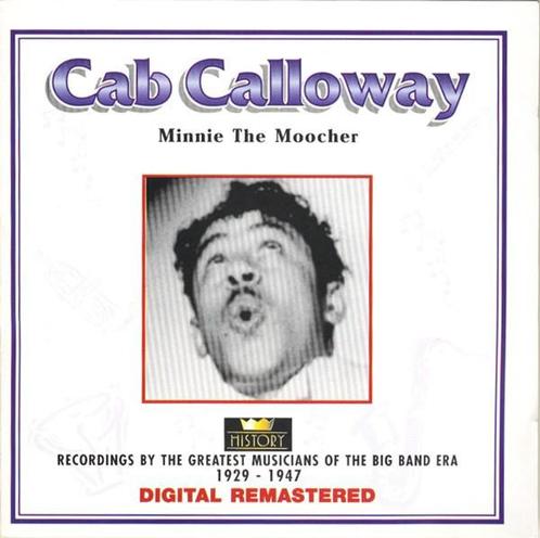 cd - Cab Calloway - Minnie The Moocher, Cd's en Dvd's, Cd's | Overige Cd's, Zo goed als nieuw, Verzenden