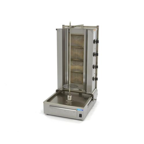 Shoarma Grill - 4 Branders - 70 Kg Vlees - Gas, Zakelijke goederen, Horeca | Keukenapparatuur, Nieuw in verpakking, Ovens, Magnetrons en Steamers