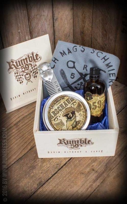 Rumble 59, Schmiere Giftset Shave., Sieraden, Tassen en Uiterlijk, Uiterlijk | Gezichtsverzorging, Nieuw, Verzenden