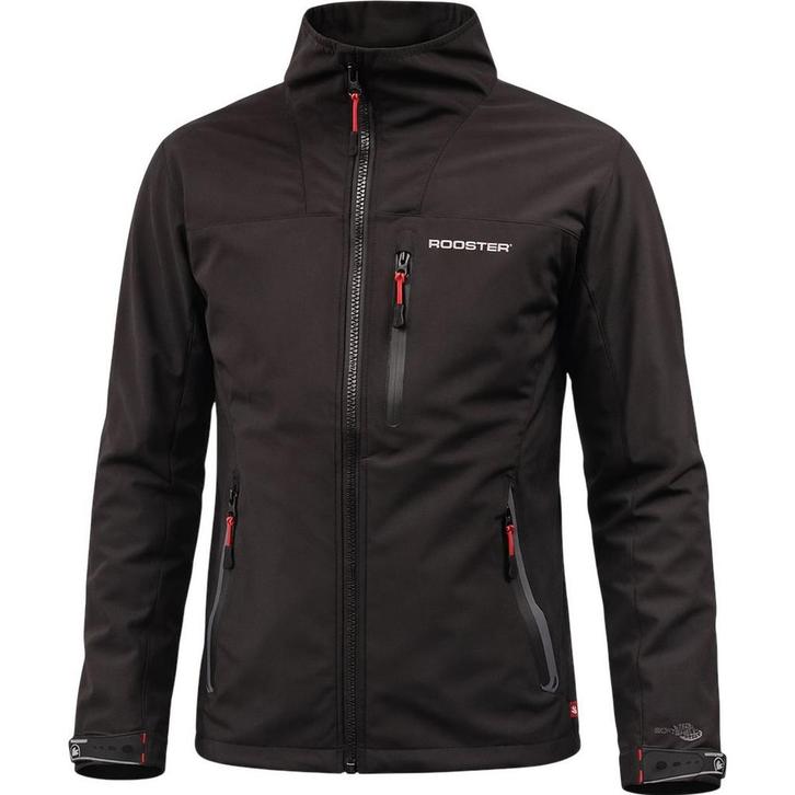 Rooster Soft Shell Jacket Zwart, Watersport en Boten, Watersportkleding, Ophalen of Verzenden