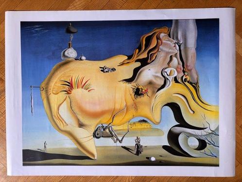 Salvador Dalí (after) - Visage du Grand Masturbateur / 1929, Antiek en Kunst, Kunst | Tekeningen en Foto's