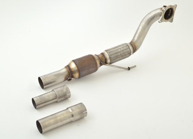 VW Polo 6R WRC 76mm Downpipe met 200 cels HJS Sport-Kat., Auto-onderdelen, Overige Auto-onderdelen, Ophalen of Verzenden