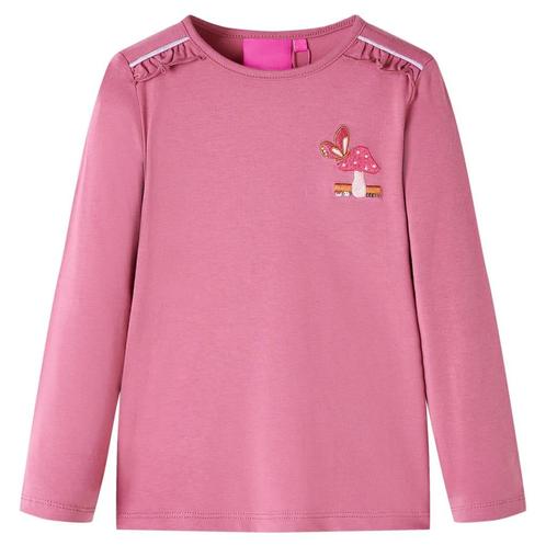 vidaXL Kindershirt met lange mouwen 140 frambozenkleurig, Kinderen en Baby's, Kinderkleding | Overige, Nieuw, Verzenden