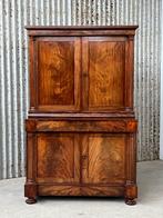 Bureau - Top bureau, schrijfkabinet - Eik, Mahonie - French, Antiek en Kunst