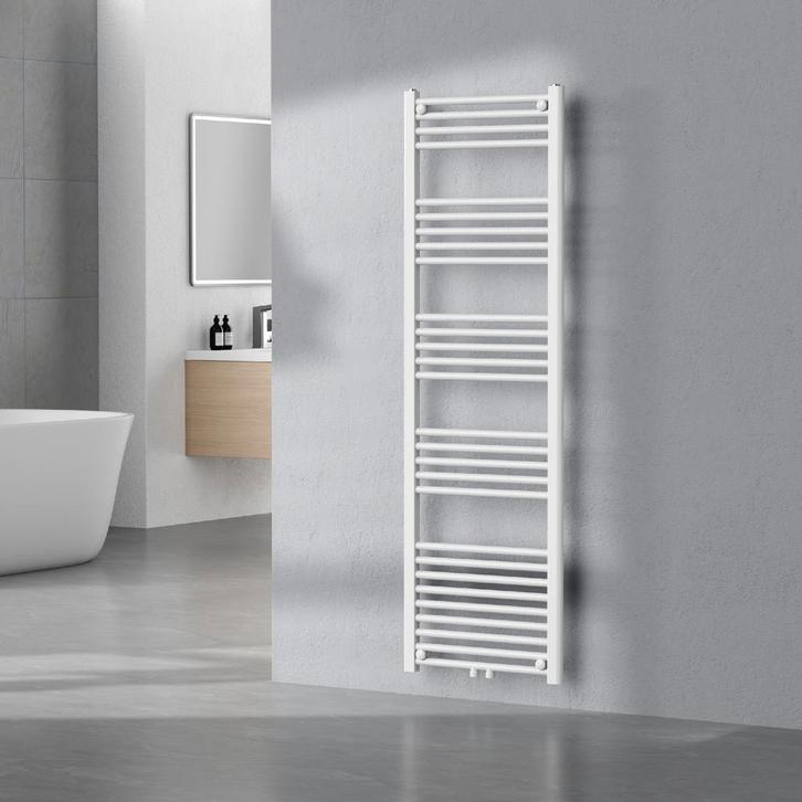 [neu.haus] Handdoekradiator Voss 160x50x3 cm wit, Doe-het-zelf en Verbouw, Verwarming en Radiatoren, Verzenden