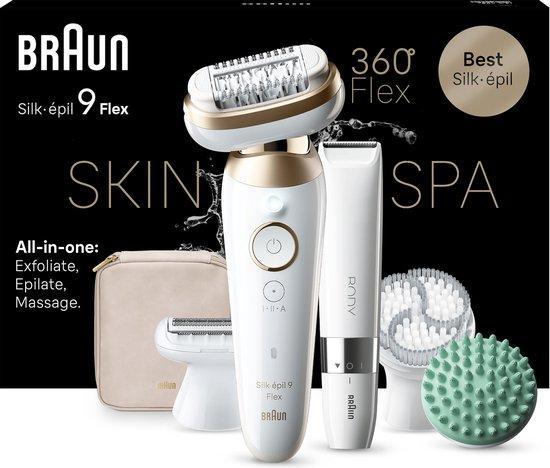 Braun Silk·épil 9 Flex SkinSpa - Epilator Voor Eenvoudig, Sieraden, Tassen en Uiterlijk, Uiterlijk | Lichaamsverzorging, Verzenden