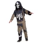 Halloween Skelet Kostuum Zombie Kind, Verzenden, Nieuw