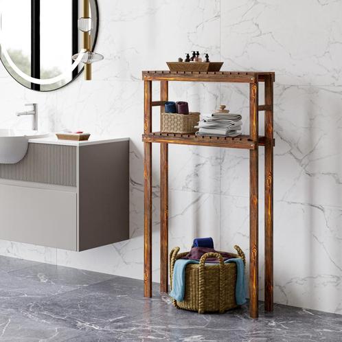 [en.casa] Ombouwkast wasmachine Kinnula toilet 120x70x20 cm, Huis en Inrichting, Badkamer | Badkamermeubels, Verzenden