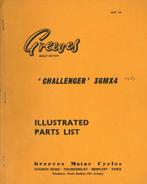 1967 - Greeves - Illustrated Parts List - 'Challenger' 36MX4, Motoren, Handleidingen en Instructieboekjes, Overige merken