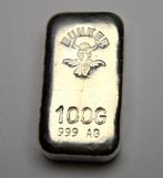 100 gram - Zilver .999 - Bunker (Zonder minimumprijs)