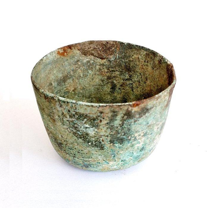 Oud-Chinees Brons S-maat komkeukengerei - 86 mm, Antiek en Kunst, Antiek | Overige Antiek