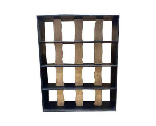 Vakkenkast acaciahout 160 cm breed | Boomstam Roomdivider, Huis en Inrichting, Kasten | Overige, Nieuw, Ophalen of Verzenden